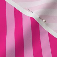 Small stripes diagonal Barbie Magenta Pink