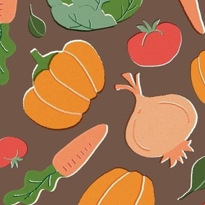 vegetable fruit vintage kitchen wheat tomato brown  dark background large scale