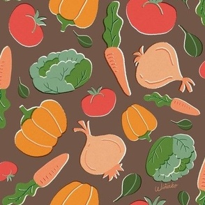 vegetable fruit vintage kitchen wheat tomato brown  dark background medium scale