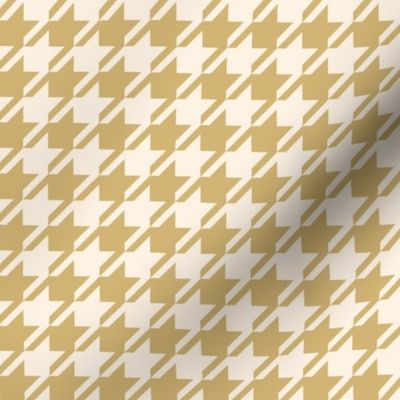 Houndstooth Mystical Soft Gold Cream Plaid-Traditional-Academia-Fall-Medium