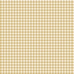 Houndstooth Mystical Gold Cream Small