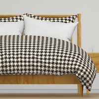 Houndstooth Mystical Ebony Cream / Large