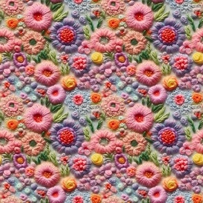 Embroidered Flowers-13