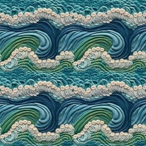 Embroidered Waves-1