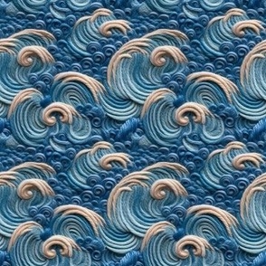 Embroidered Waves-2
