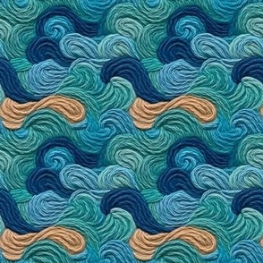 Embroidered Waves-8