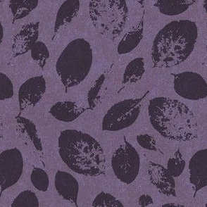 Colored leaves - dark grey and purple