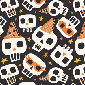 Krania Mania - Halloween Skulls Black Regular