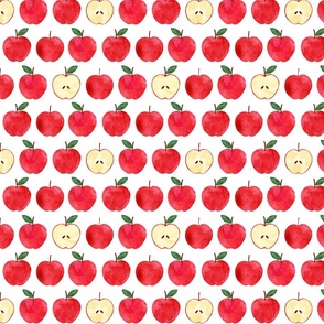 apples medium-small scale on white