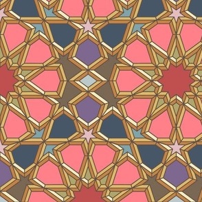 Bijou Lattice Rhubarb Medium 