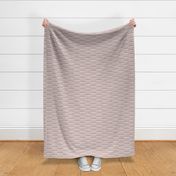 Staggered Stripe - Blush Pink (Small Scale)