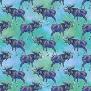 Celestial Moose Sage Green