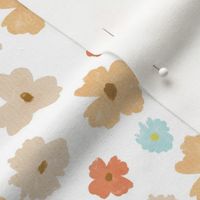 Watercolor Sunflower Garden FILLER scattered florals [22] by Norlie Studio