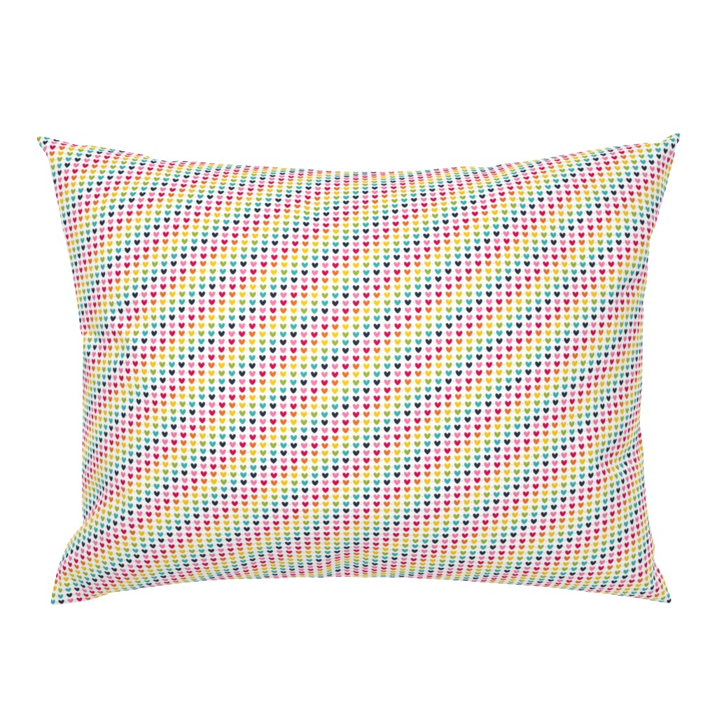 live free : love life rainbow hearts - trending popular fabric!