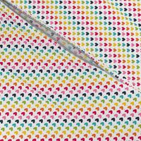 live free : love life rainbow hearts - trending popular fabric!