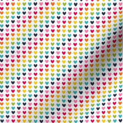 live free : love life rainbow hearts - trending popular fabric!