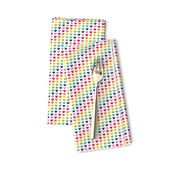 live free : love life rainbow hearts - trending popular fabric!