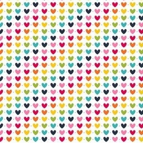 live free : love life rainbow hearts - trending popular fabric!