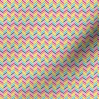 live free : love life herringbone rainbow