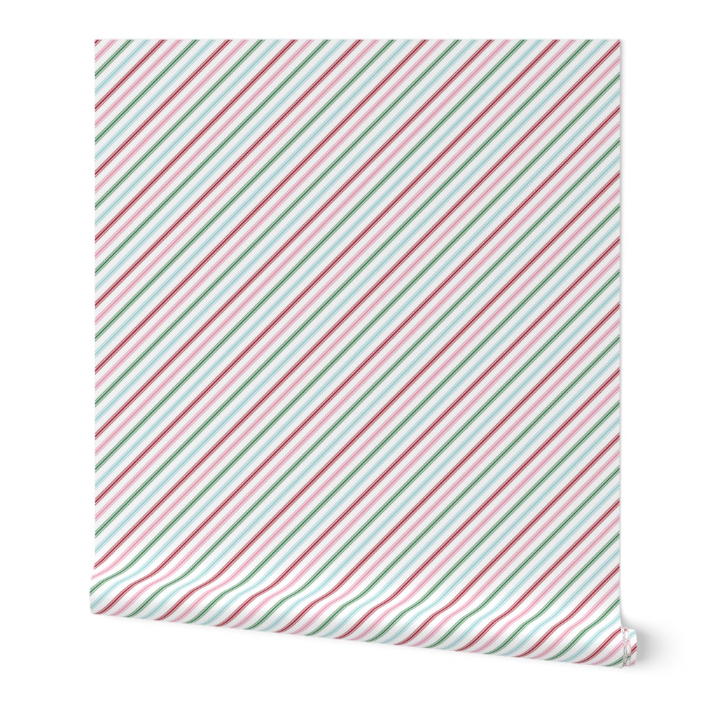 candy cane stripes multi one MED - christmas wish collection