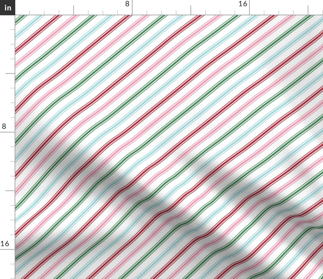 candy cane stripes multi one MED - christmas wish collection