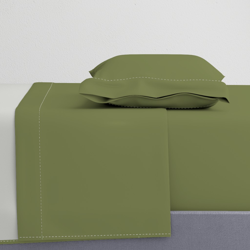 KHAKI GREEN SOLID COLOUR FOR BEDDING WALLPAPER SHEET SETS HOME DECOR FABRIC