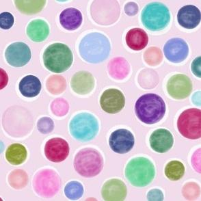 Wallpaper, Dots, Pink, Girls, Children, Kids, Pastel, Rainbow, Pastel, Rainbow, Colorful, polka dots, #rainbow #pastel #pink #girls