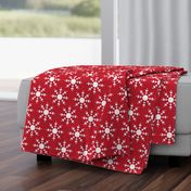 snowflakes red LG - christmas wish collection