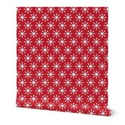 snowflakes red LG - christmas wish collection