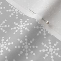 snowflakes grey MED - christmas wish collection