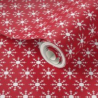 snowflakes red MED - christmas wish collection