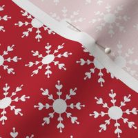 snowflakes red MED - christmas wish collection