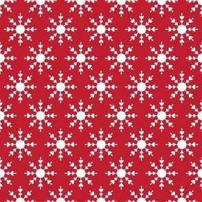 snowflakes red MED - christmas wish collection