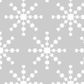 snowflakes grey LG - christmas wish collection