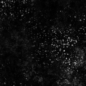 Paint Spatters - white on black