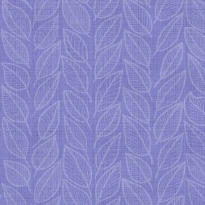 Herringbone Leaves Periwinkle