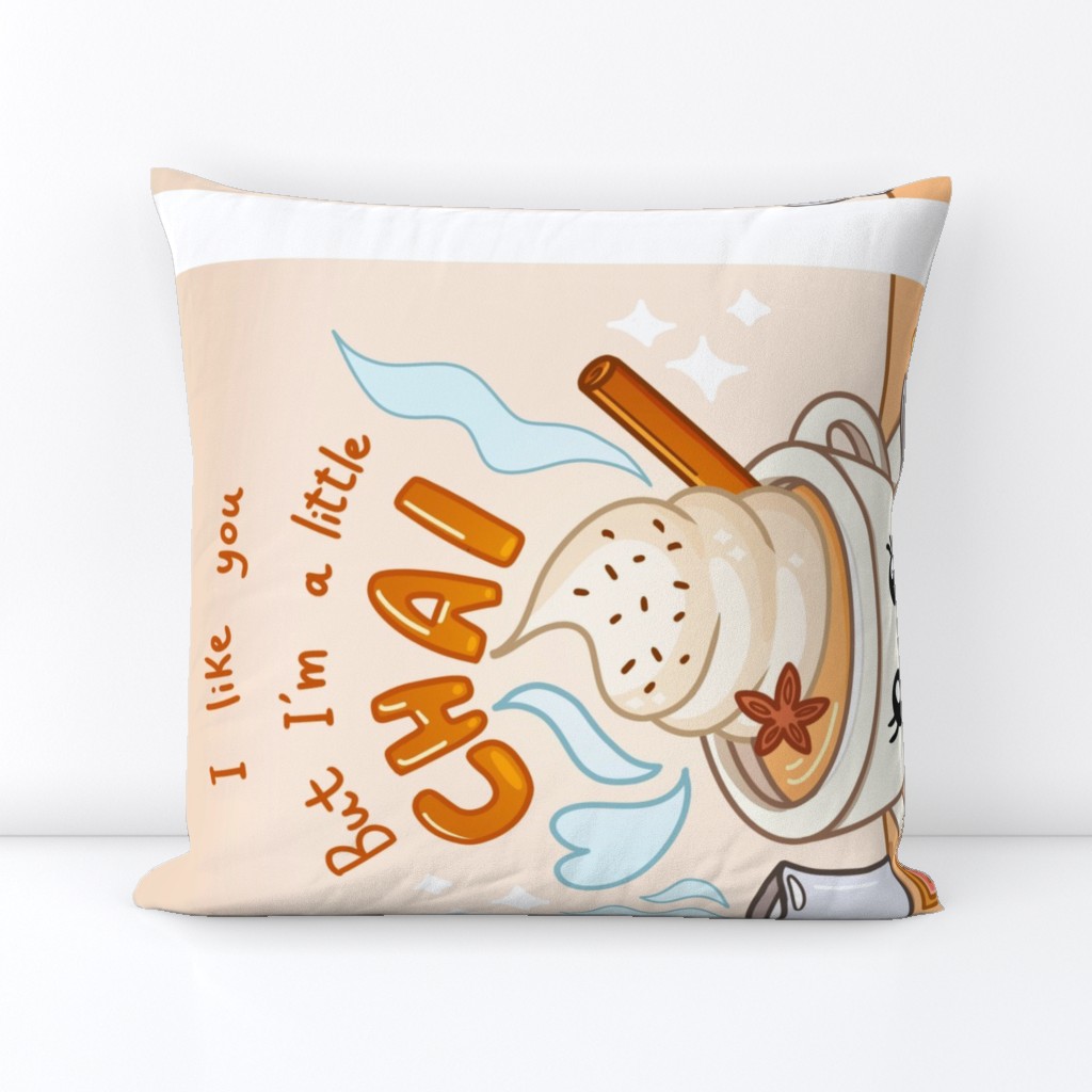 Kawaii chai latte joke autumnal cute poster