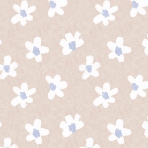 Large - Just daisies - beige