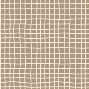 Brown checkered pattern 