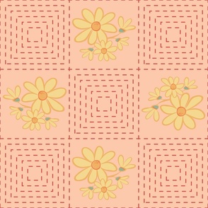 Stitched Daisy Gingham-Grand Luxury Palette