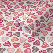 puppy valentine's day hearts / small