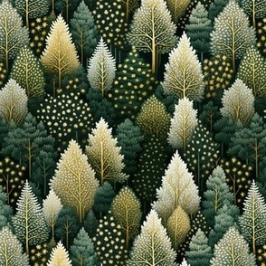 Winter Pine Forest I