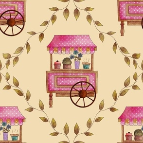 French Bakery Cart - 1x1