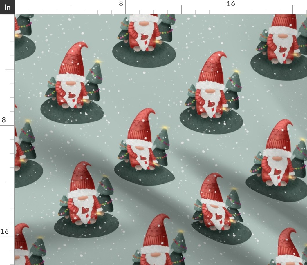 Gnomes in the snow 