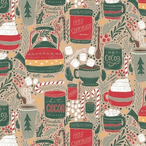 How to make festive holiday hot chocolate - textured - medium