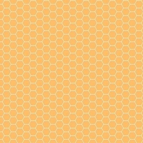 yellow geometric honeycomb small