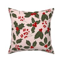 Large / Holly Christmas Floral