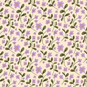 Purple Florals - 2x2