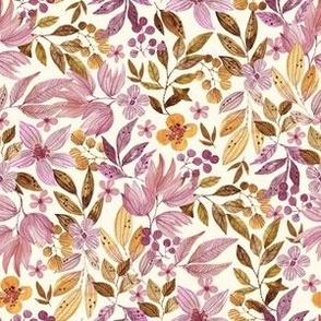 Watercolor Floral Pattern 