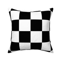 Checkerboard - Black and White - Large